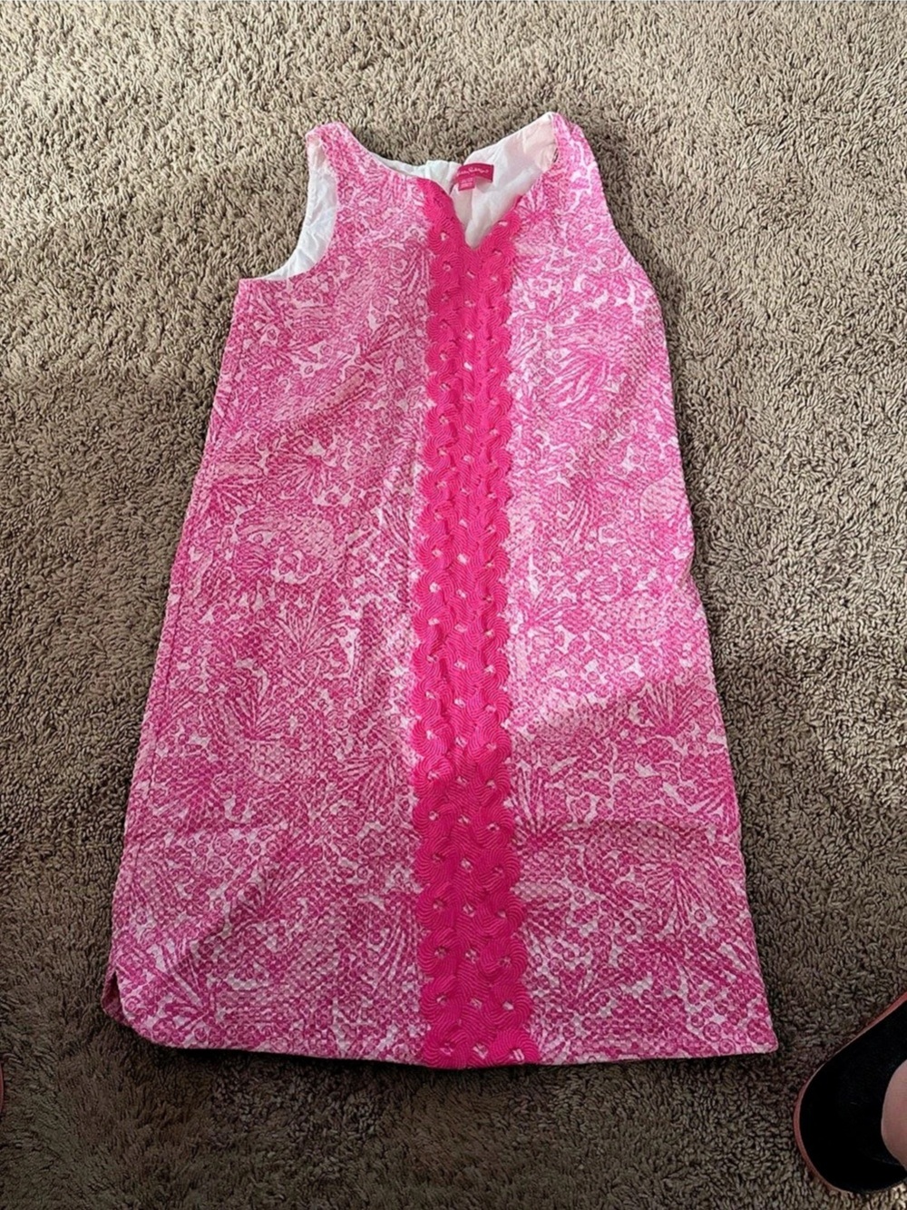 Pink Casual Dress Girls XL (14-16) Like New